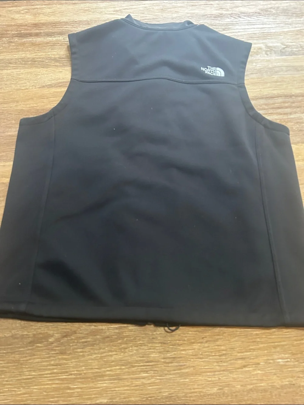 The North Face Black Men's Softshell Vest with Patch size large